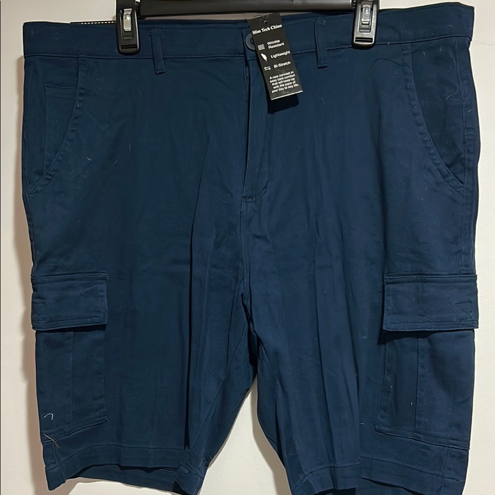 Wicked Stitch Men's Navy Cargo Shorts